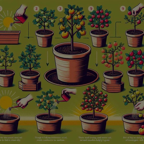 Comment cultiver un mini verger de fruits nains en pots ?